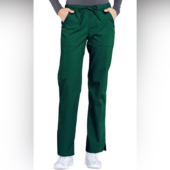 Cherokee Workwear Professionals Women's Medium Mid Rise Scrub Pants- WW160 NICE! - Picture 1 of 5